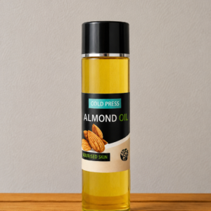 Pure sweet almond oil for skin and hair
