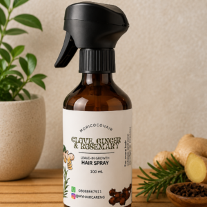 Clove, Ginger, Rosemary Hair Spray