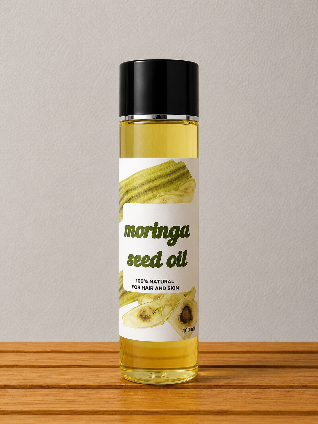 Pure cold pressed Moringa seed oil